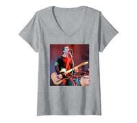 Womens Stereophonics Kelly Jones Cardiff Performance & Cocktails V-Neck T-Shirt
