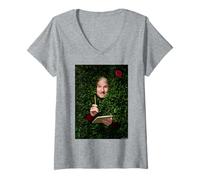 Womens Steve Martin Planes Trains and Automobiles Michael Grecco V-Neck T-Shirt