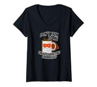 Womens Still Waiting for A Hero Logo V-Neck T-Shirt