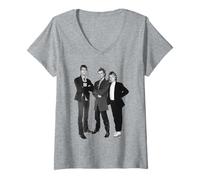 Womens Sting Andy Summers & Stewart Copeland The Police Band Photo V-Neck T-Shirt