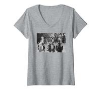 Womens Sting The Police On Horseback Zenyatta Mondatta Tour 1980 V-Neck T-Shirt