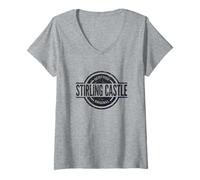 Womens Stirling Castle Scotland - Official Stirling Castle Scotland V-Neck T-Shirt