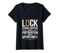 Womens Stoic Philosoper Quote Motivational Philosophy Stoicism V-Neck T-Shirt