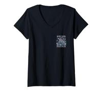 Womens STONE HARBOR NJ TURTLE LOVER COLORFUL BEACH SOUVENIR V-Neck T-Shirt