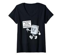 Women's Stop Making Drama You're Not Shakespeare V-Neck T-Shirt