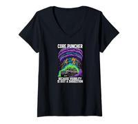 Women's Storm Chaser Core Puncher Extreme Weather V-Neck T-Shirt
