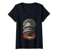 Women's Storm Hunter Meteorologist V-Neck T-Shirt