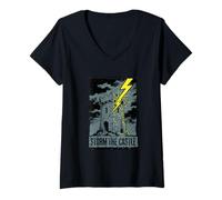 Women's Storm THE Castle Renaissance Fair V-Neck T-Shirt
