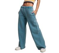 Women's Straight Cut Faded Joggers Superdry Turquoise M