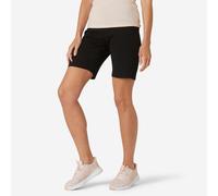 Women's Straight-cut Fitness Shorts With Pockets 500 - Black