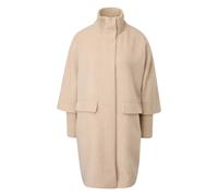 Women's Straight Cut High Collar Coat COMMA Beige 38
