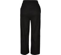 Women's straight-cut ribbed joggers Urban Classics Interlock Noir XL