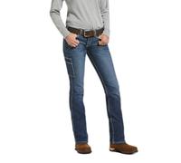 Women's straight-leg jeans Ariat Rebar DuraStretch Riveter Bleu 34xL
