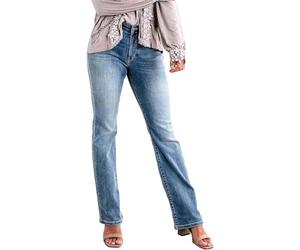 Womens Straight Leg Jeans Mid Waist Stretch Distressed Washed Heavy Duty Durable Work Denim Pants Casual Slim Fit Magic Shaping Juniors Jeans Workwear Bottoms with Pockets