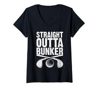 Women's Straight Outta Bunker V-Neck T-Shirt