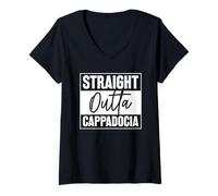 Womens Straight Outta Cappadocia V-Neck T-Shirt