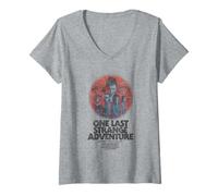 Womens Stranger Things One Last Adventure Poster V-Neck T-Shirt