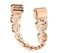 Women's Strap for Garmin Fenix 8 43mm 7S 6S Pro 5s Plus Watch Band for Garmin Instinct 2S Metal Wristbands QuickFit 20mm Glitter Bracelets (X3_rose,20mm)