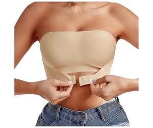 Women's Strapless Bra Push Up for Bigger Bust Multiway Underwire Smooth Bandeau Bra Women Ultimate Strapless Bra Women Sports Bra Compression Bra Cotton Bras for Women