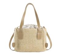 Women's Straw Clutch - Vintage Wedding Beach Bag | 47.24 Inches Elegant Shoulder Bag | Small Purse For Evenings And Summer Vacations, Faux Leather, Reliable Design For Work