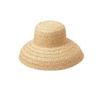 Womens Straw Hat Wide Brim Raffia Vacation Beach Straw Casual Sun Hats 2 One Size