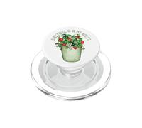 Womens Strawberry Plant Lover Sweetness Is In My Roots PopSockets PopGrip for MagSafe