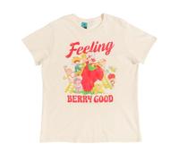 Womens Strawberry Shortcake Feeling Berry Good Natural Fitted T Shirt