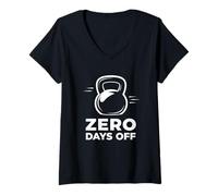 Women's Strength Training Gym Lifestyle Minimal Designs V-Neck T-Shirt