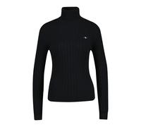 Women's Stretch Cotton Knit Turtle Neck Sweater Gant Noir M