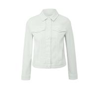 Women's Stretch Denim Jacket with Turned Down Collar and Chest Pocket s.Oliver Blanc 46
