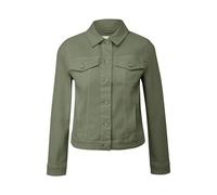 Women's Stretch Denim Jacket with Turned Down Collar and Chest Pocket s.Oliver Vert 46