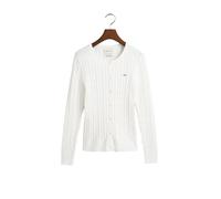Women's Stretch Knit Cardigan Gant Blanc 2XL