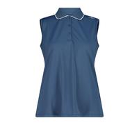 Women's Stretch Piqué Sleeveless Polo CMP Bleu 3XL