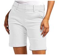 Women's Stretch Shorts UK Clearance Ladies Casual Pants Chino Capri Regular Fit Above The Knee Bermuda Summer Crop Trousers Loose Fit Wide Leg Trousers with Pockets, Size 8-20