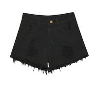 Women's Stretchy Denim Jean Shorts with Pocket Black Short Sundresses for Women