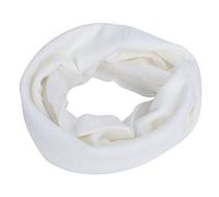 Women's Stretchy Scarf Light Weight Matching Ribbed Winter Warm Jersey Knit Circle Wrap Solid Color Loop Winter Neck Scarf for Women Men White