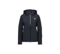 Women's stretchy ski jacket Black Diamond Recon Black XL