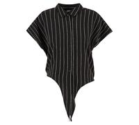 Women's striped blouse Urban Classics Structured Noir 3XL