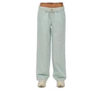 Women's striped cotton elastic trousers Superdry Vert 2XS