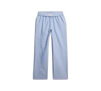 Women's striped elastic trousers Superdry Bleu S