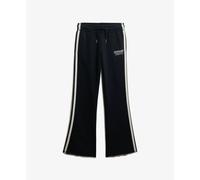 Women's striped flare jogging trousers Superdry Athletic Bleu M