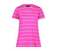 Women's striped round neck T-shirt CMP Rose XS