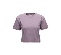 Black Diamond Stripe Crop Short Sleeve T-shirt