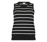 Women's striped sweater KAFFE Curve Lizzy Noir S