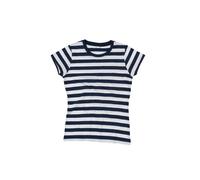 Women's striped T-shirt Mantis Blanc L