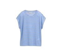 Women's striped T-shirt Tom Tailor Denim Bleu XS