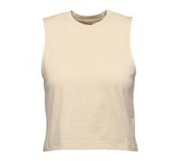 Black Diamond Stripe Sleeveless T-shirt Beige L Woman