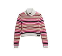 Superdry Stripe Crop High Neck Sweater Multicolor XS Women
