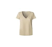 Women's striped V-neck T-shirt Pepe Jeans Megan Vert XS