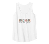 Womens Stronger over Storm, Strength, Hope, Faith in Jesus, Church Tank Top